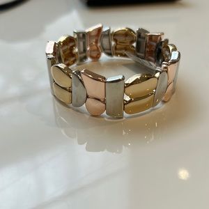 Tri-color bracelet - Gold, Silver, Rose Gold